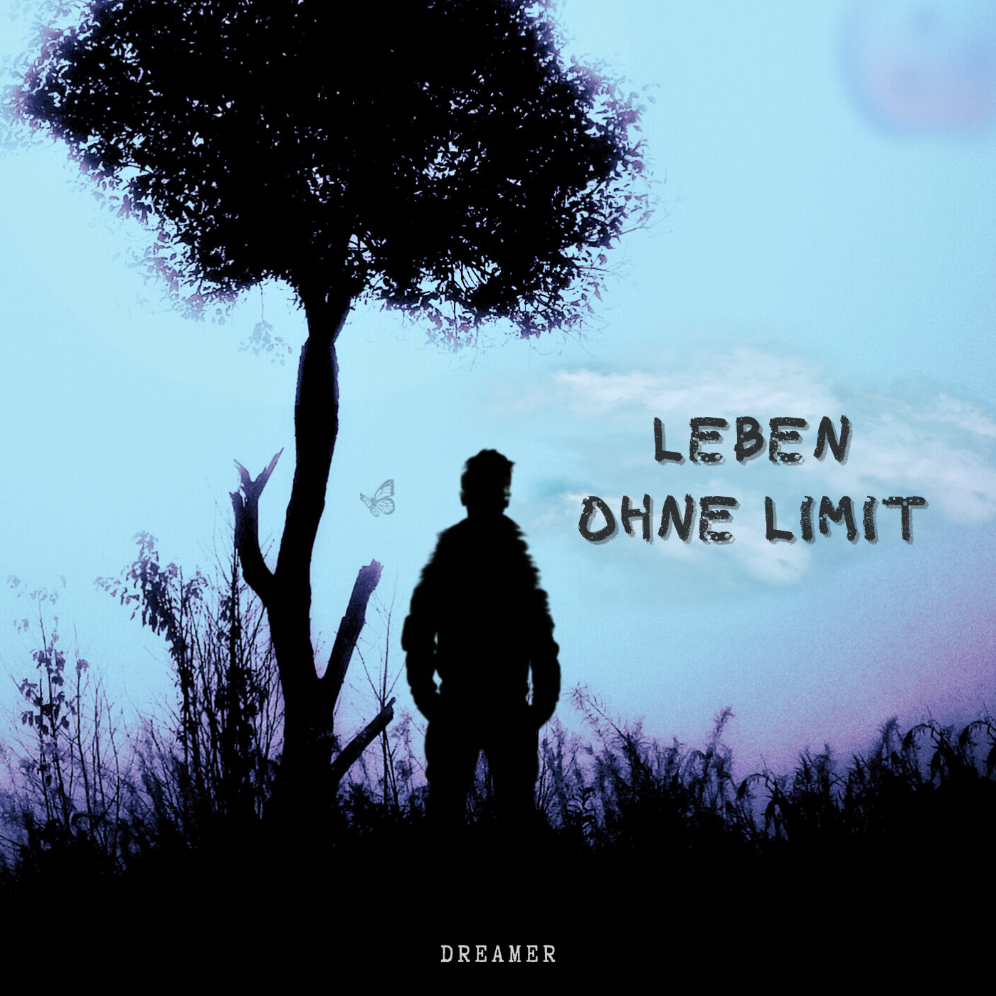 Black White Dark Tree and Human Silhouette Album Cover (7)